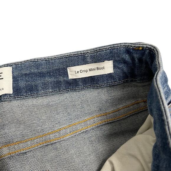 Frame Denim Le Crop Mini Boot Size 24 Premium Denim Jeans - Picture 4 of 9